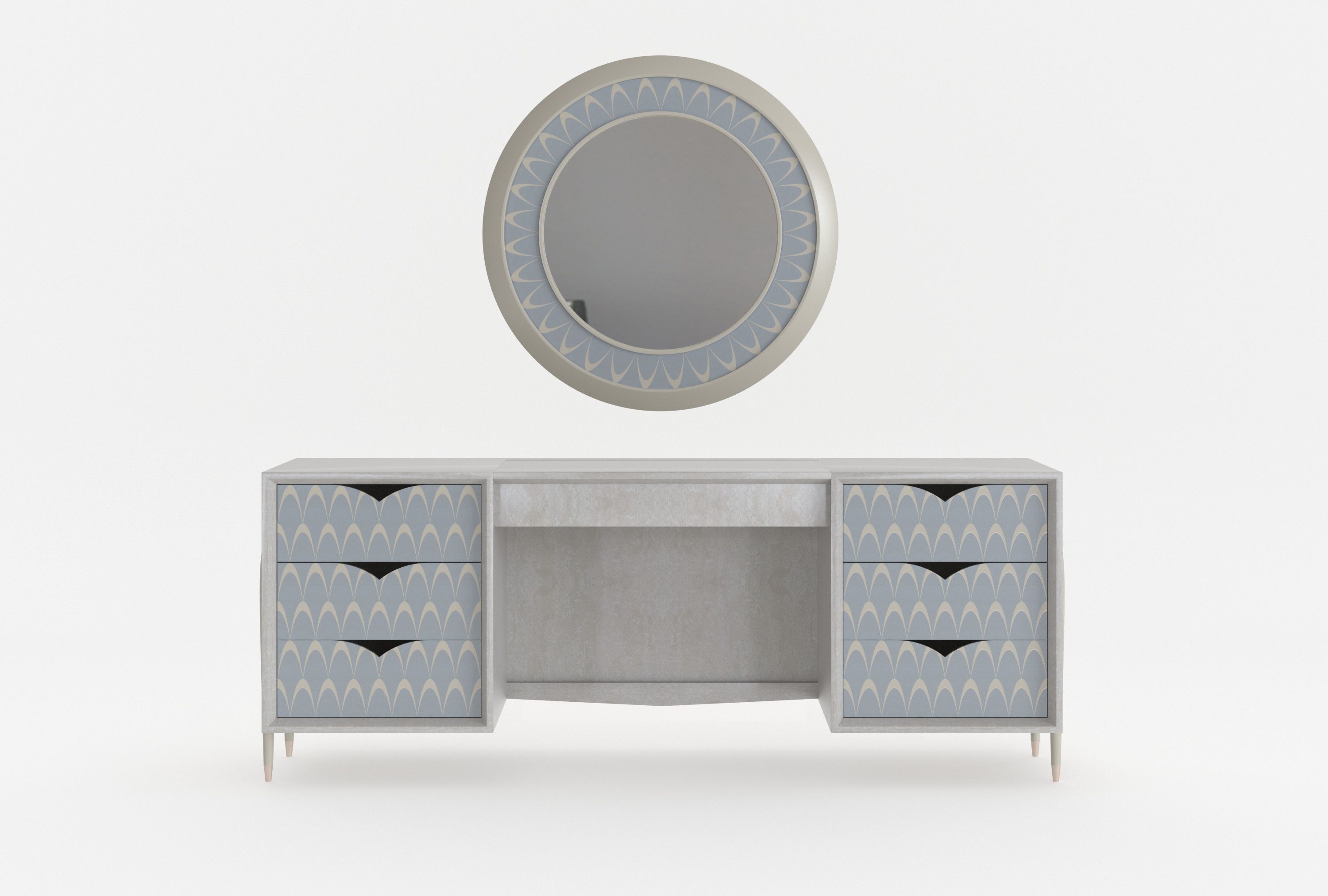 Туалетный столик из шпона Mantellassi 1926 Павлин ARCH-00100298 - Вид №1