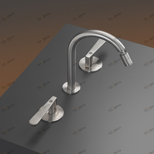 три отверстие смеситель с регулируемым носиком Н. 160 мм  LTZ12 CEADESIGN 