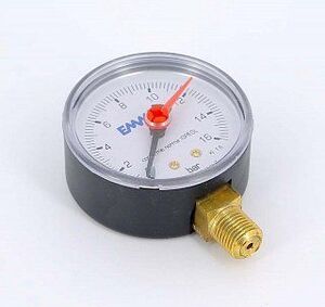 Манометр радиальный 63 мм 1/4'' 16 бар EMMETI
