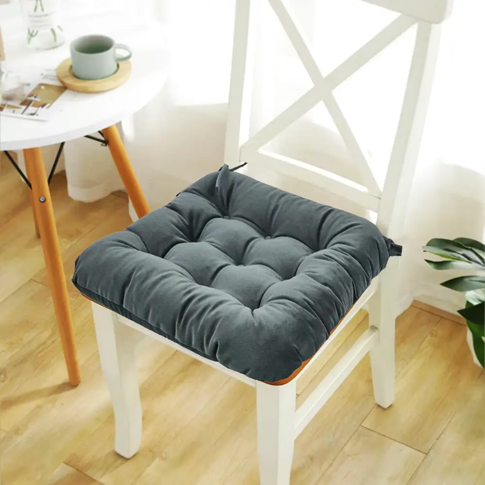 Подушка для стула Seasons Paris 2 40x36 см цвет темно-серый Отсутствует STLM-2028490 - Вид №3