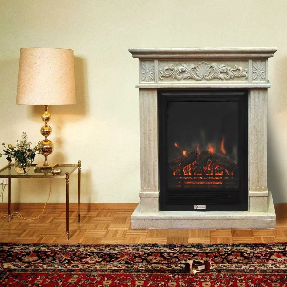 Каминокомплект Adelaida (очаг Eugene), цвет белый REALFLAME STLM-2022632 - Вид №1