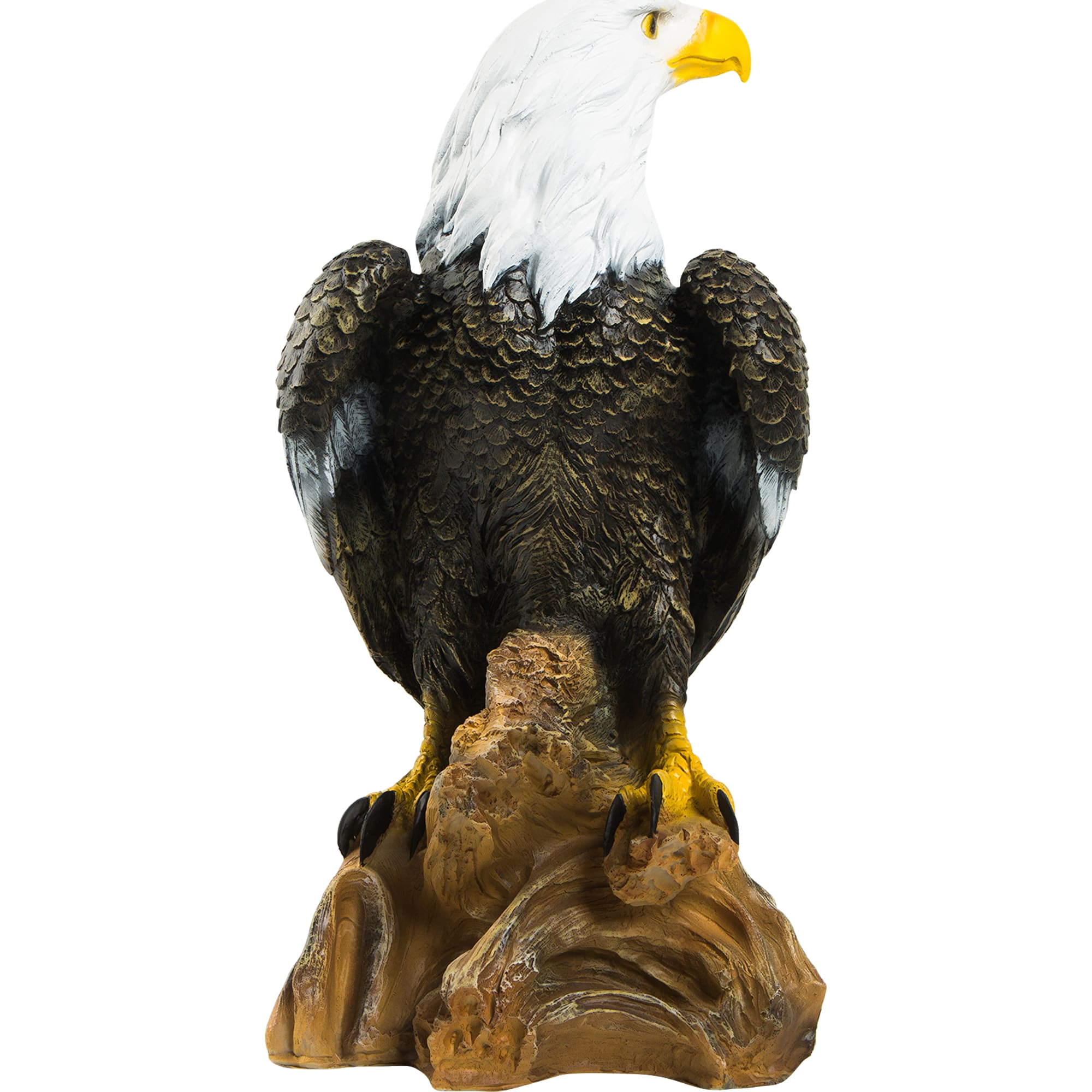 82563149 Фигура садовая Орел на бревне 61x30x30 см Santreyd  - Вид №1