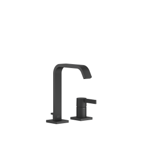 IMO Смеситель для раковины на два отверстия с донным клапаном - матовый черный