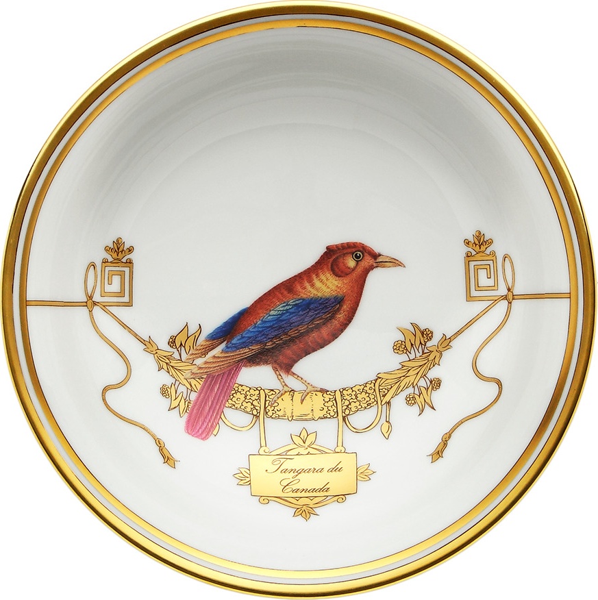 10647865 Richard Ginori Тарелка для фруктов 14 см Volie're Tangara du Canada Фарфор 