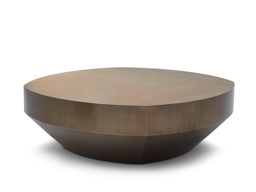 Низкий круглый журнальный столик из нержавеющей стали HC28 maison SKY ARCH-00060926