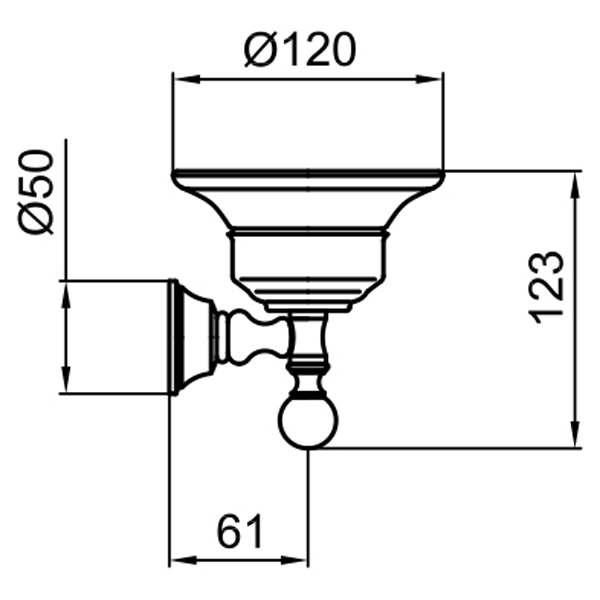 KA500101010 Мыльница Webert Karenina  - Вид №1