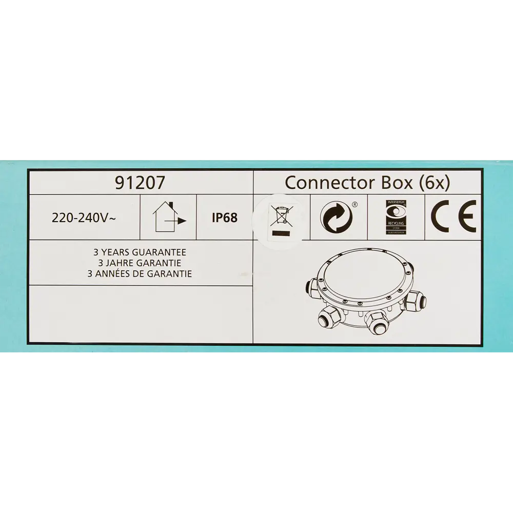 Коробка разветвительная влагозащищенная Eglo 5 соединений 17587234 STLM-2017903  - Вид №5