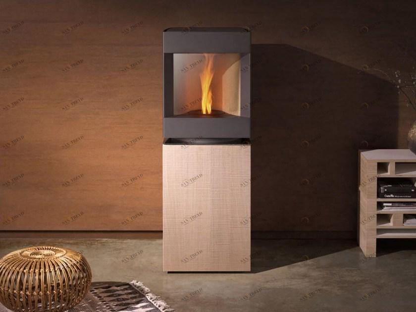 Stûv Вращающаяся печь на гранулах из стали и дерева sun-id-1432893