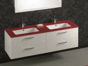 Mobiltesino Двойная тумба под умывальник с ящиками Formula elite F148