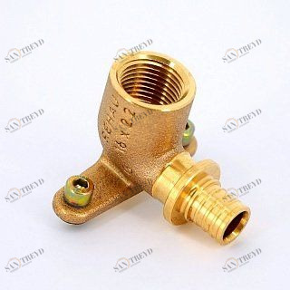 REHAU Водорозетка надвижная 16-Rp 1/2" MX корот. (бронза) 366099456358