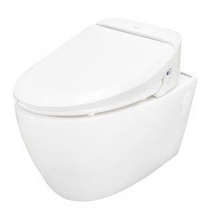 Комплект электронное биде Senspa + Безободковый подвесной унитаз Подвесной унитаз + VB-3000