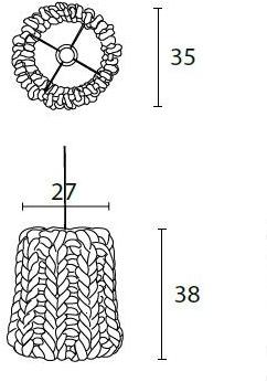 Casamania & Horm Подвесной светильник из шерсти sun-id-1420764 - Вид №9