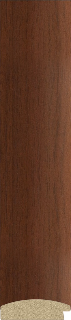 BY 1137 Зеркало с фацетом в багетной раме - орех 65 mm EVOFORM Exclusive - Вид №2