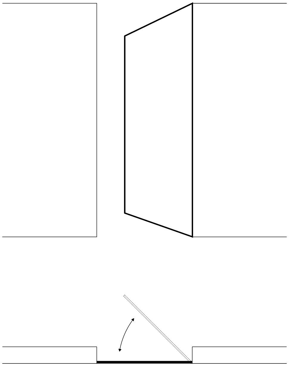 Стеклянная распашная дверь HenryGlass MANHATTAN ARCH-00048182 - Вид №8