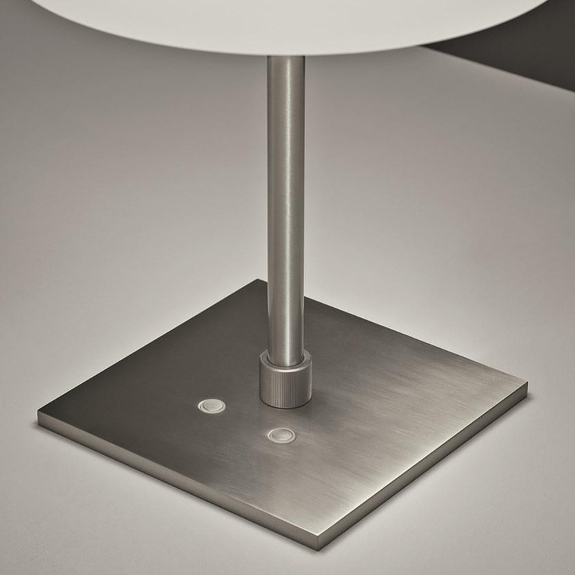 Firmamento Milano Светодиодная настольная лампа из алюминия и стекла Boa Cg-033tm-ni - Вид №1