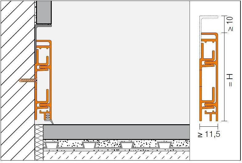 Schlüter-Systems Плинтус алюминиевый Profili decorativi di chiusura sun-id-1503032 - Вид №2