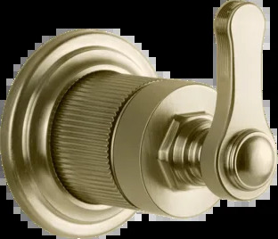 Запорный клапан 65247 727 Gessi Venti20 ЛАТУНЬ МАТОВАЯ PVD