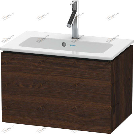 LC615606969 L-Cube Тумбочка подвесная компакт Орех брашированный (натуральный шпон) Duravit