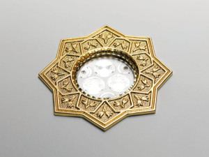 Круглый металлический светодиодный прожектор