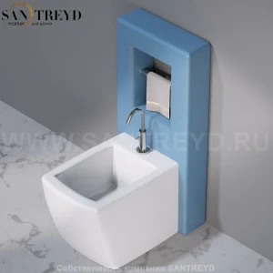 C302VX.141 Настенный керамический шкаф для биде напольное WALL A. e T. Italia