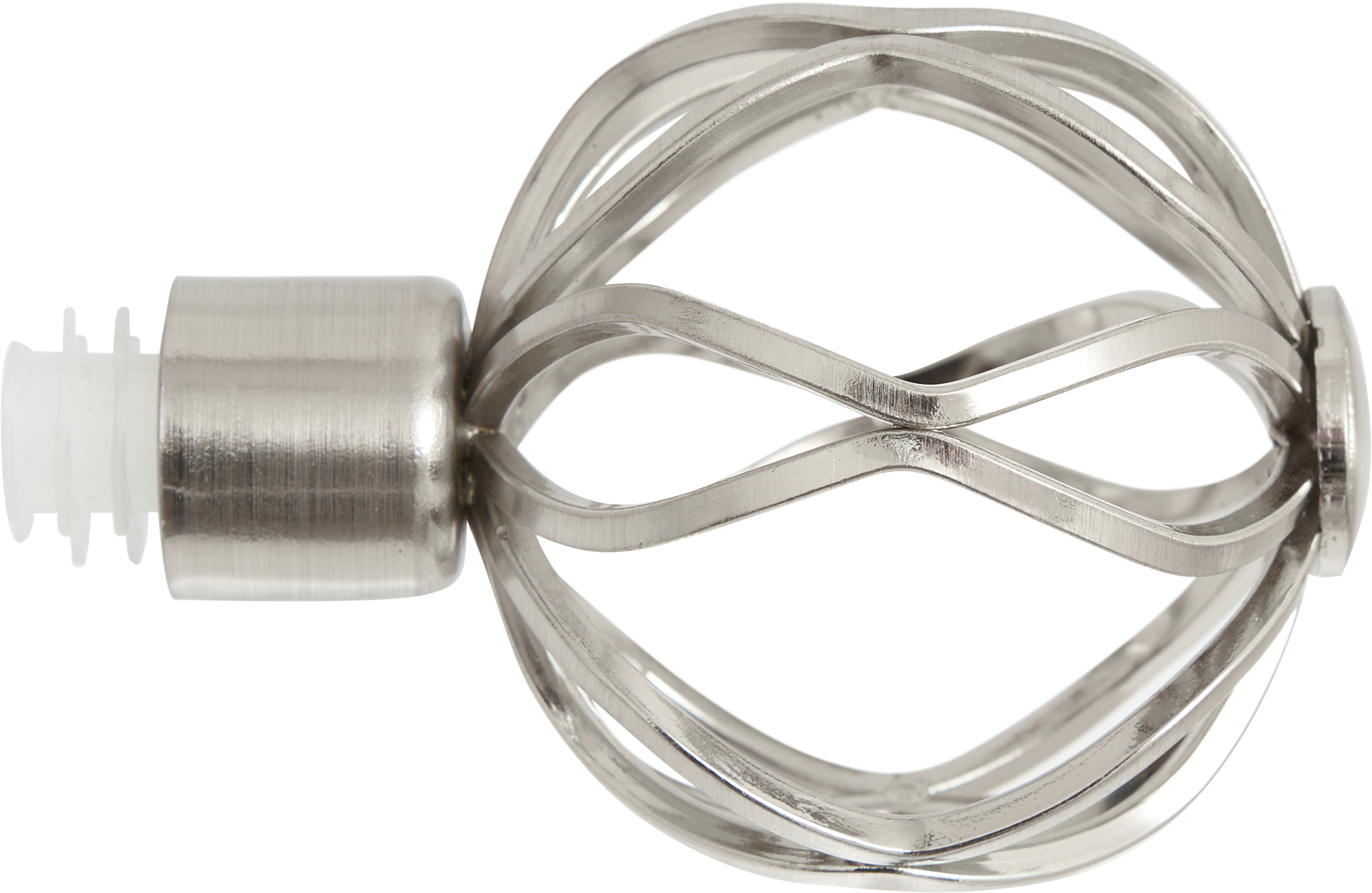 Наконечник для карниза INSPIRE металлический хром 20 см (2 шт) 85186704 STLM-0059625