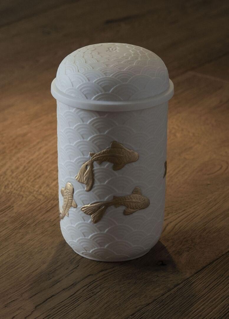 Lladró Подсвечник со вкусом фарфора Koi 01040202 - Вид №1