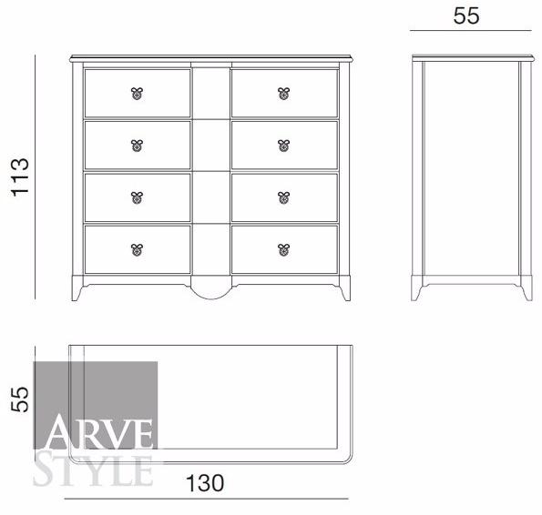 Arvestyle Комод из массива дерева Salieri Sl-0671 - Вид №3