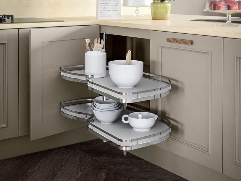 Febal Casa Кухня из лакированной древесины с ручками с полуостровом sun-id-1447476 - Вид №5