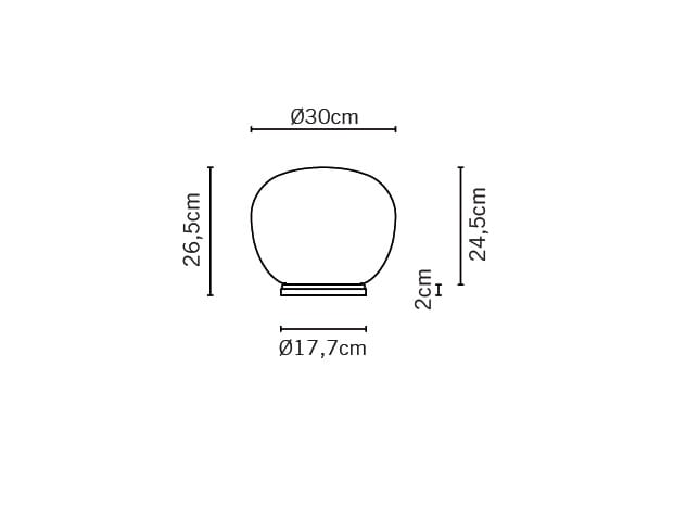Стеклянная настольная лампа Fabbian Lumi Mochi ARCH-00116008 - Вид №5