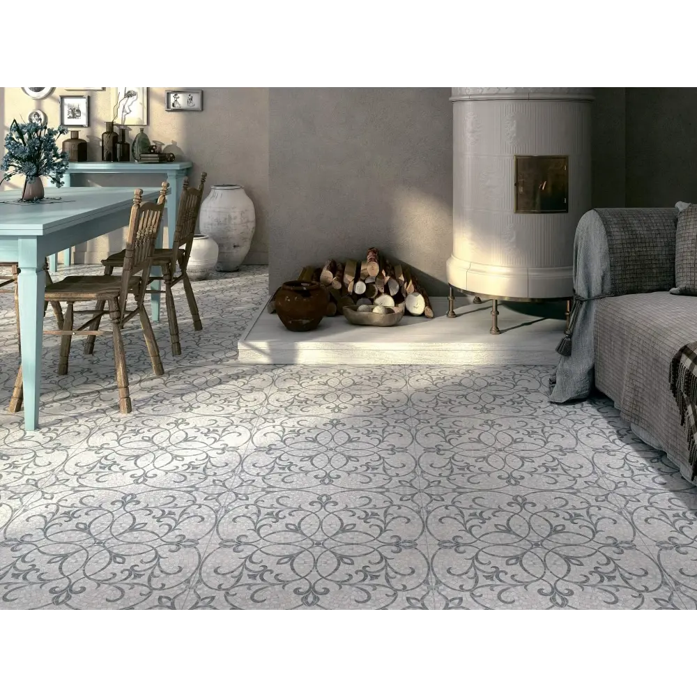 Глазурованный керамогранит Kerama Marazzi Рочестер 50.2x50.2 см 1.51 м² лаппатированный цвет серый 82120515 STLM-2108675 - Вид №3
