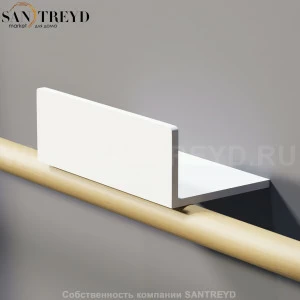 Agape DOT LINE Полка для душа белая ADTL0465.Z