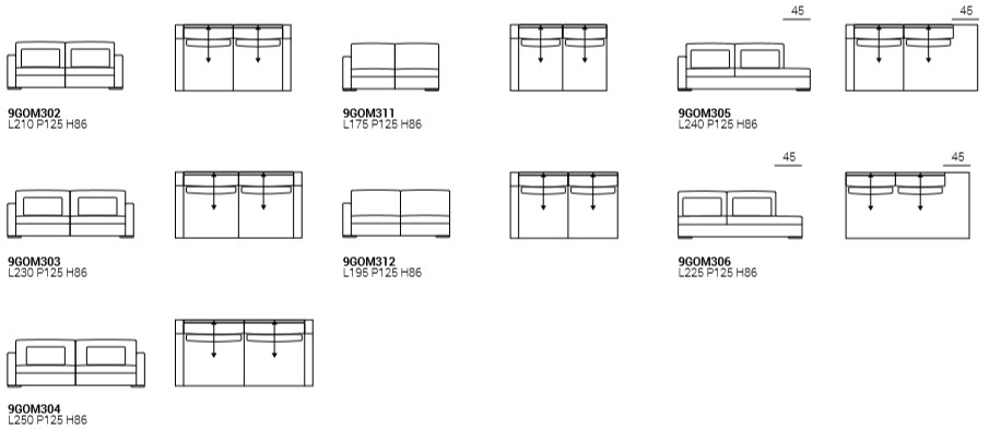 Marelli Секционный угловой диван в коже sun-id-1475007 - Вид №3