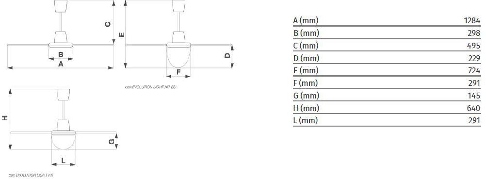 Vortice Потолочный вентилятор Nordik evolution 61755 - Вид №1