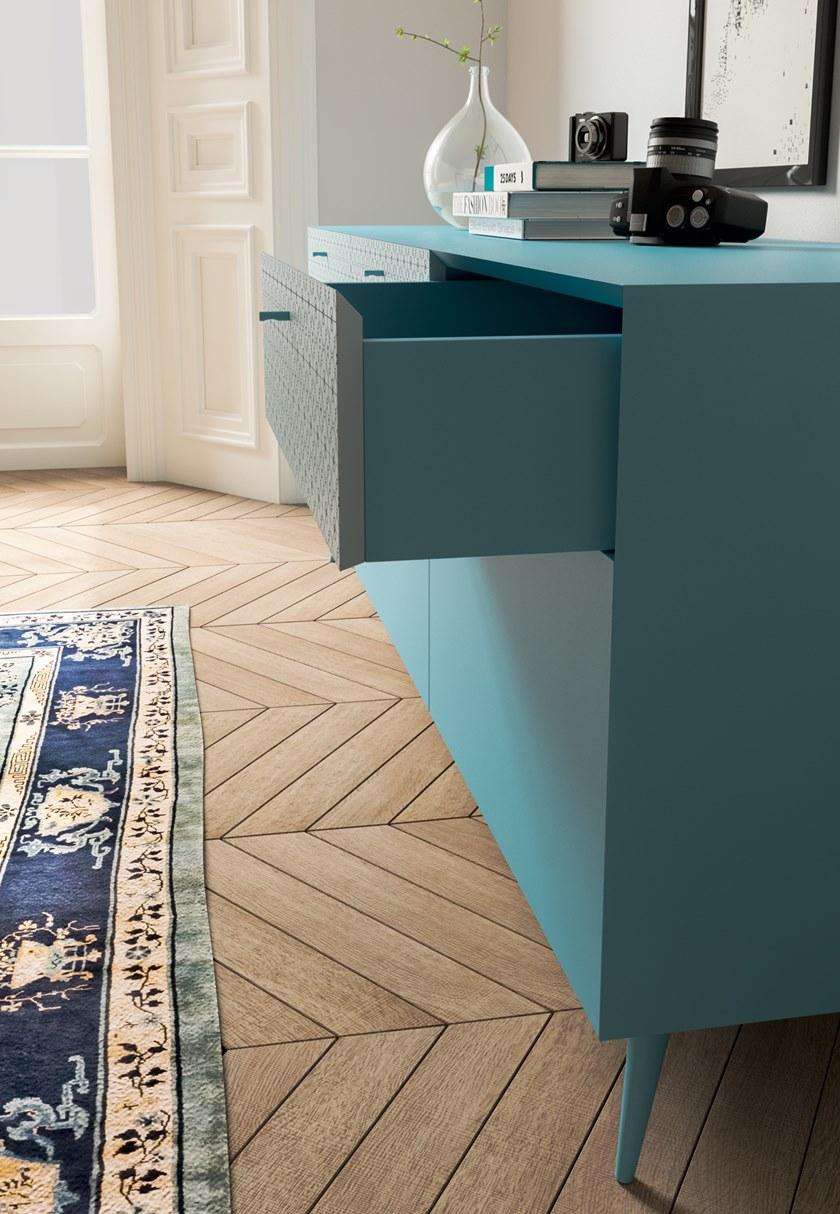 Barba design Буфет из лакированного дерева с ящиками Tiles 54.c1 - Вид №2