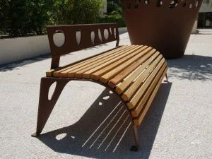 CYRIA Скамья со спинкой Green palacio