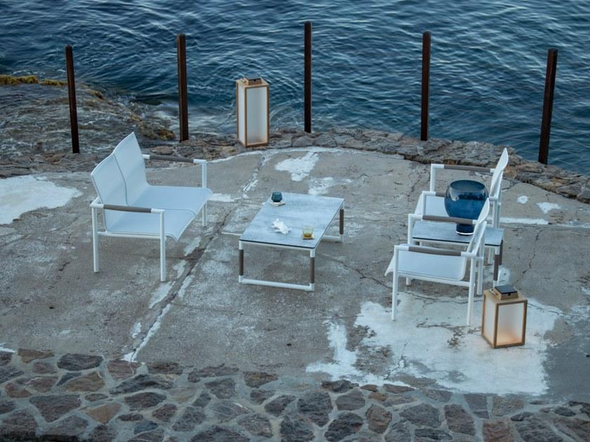 Les jardins Прямоугольный журнальный столик из алюминия Bastingage Ta06125 / ta06126 - Вид №3