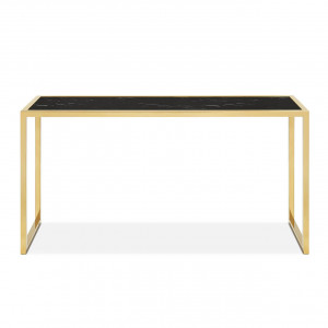 450287-93 ABHIKA КОНСОЛЬНАЯ КОРОНА ПРЯМАЯ H75 150X40 BLACK/GOLD