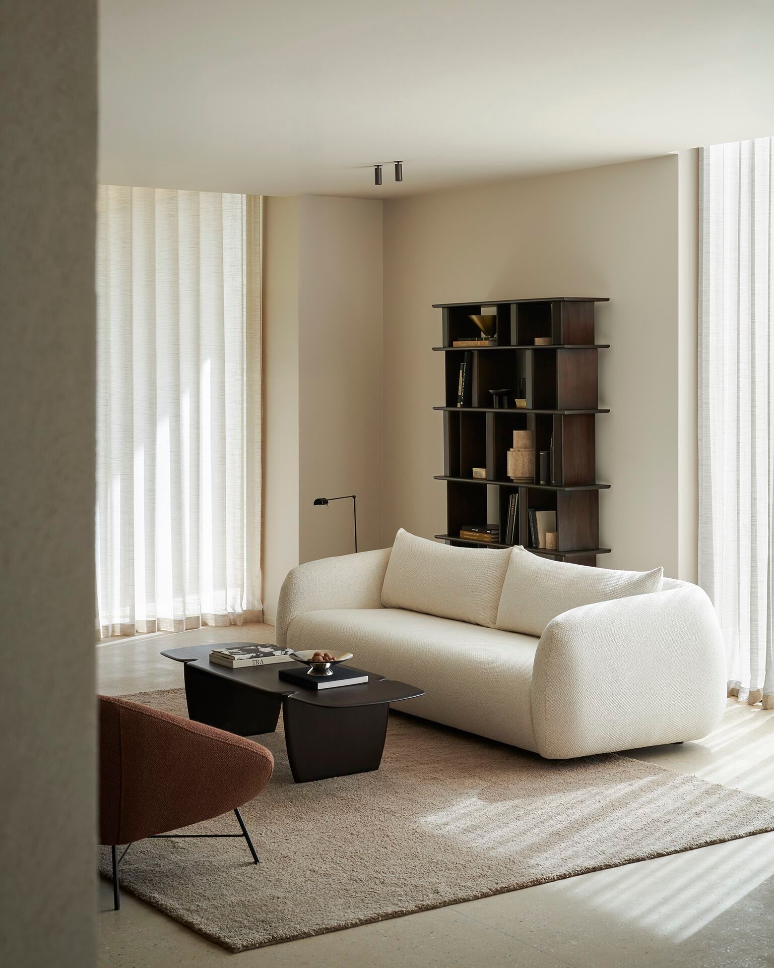 Отдельно стоящий книжный шкаф из красного дерева Ethnicraft BLOCK ARCH-00148771 - Вид №7