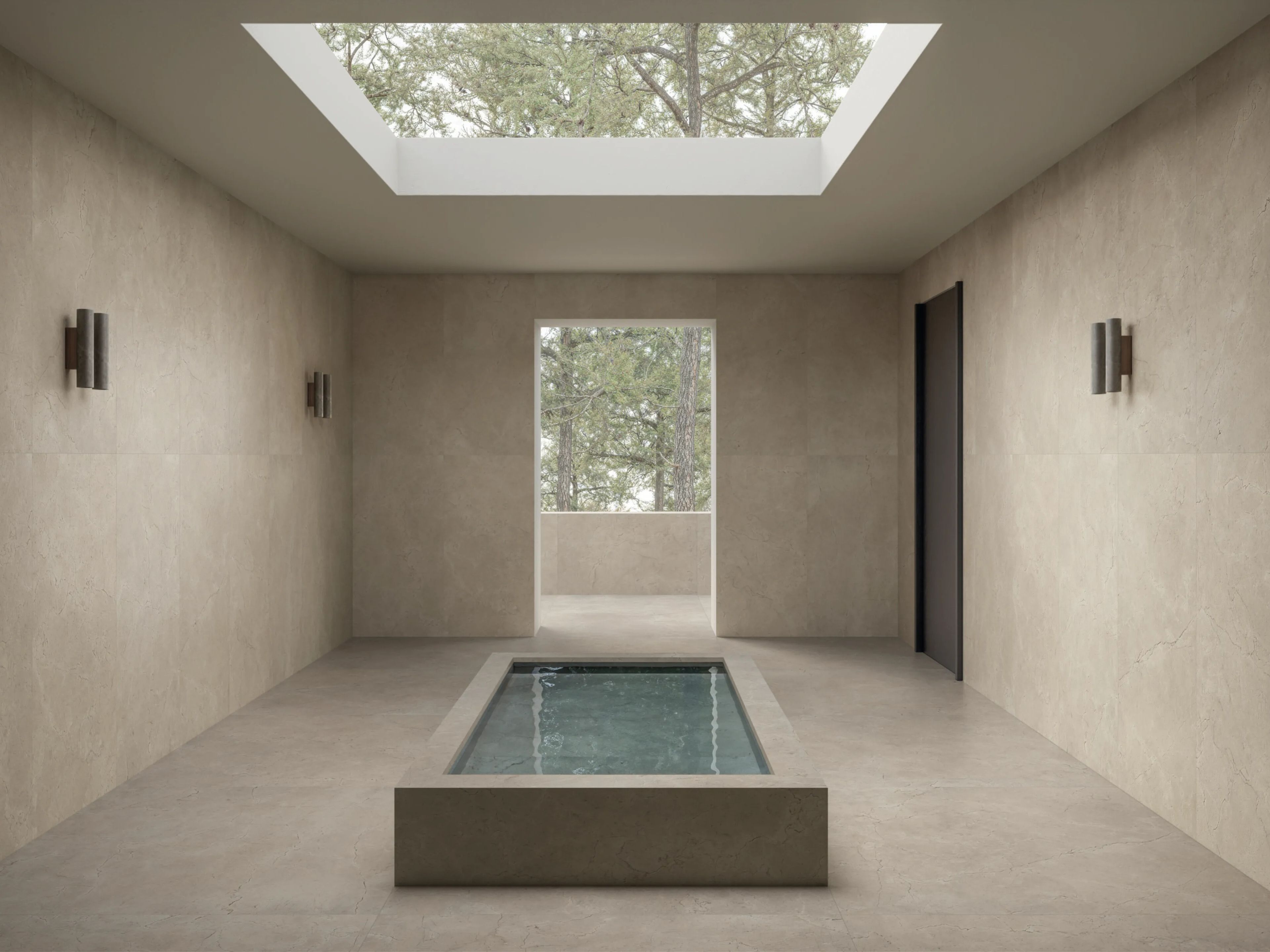 Пол / облицовка керамогранита с эффектом камня Italgraniti Calcis ARCH-00112215