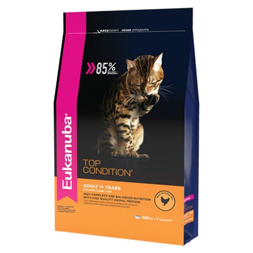 ПР0033752 Корм для кошек с домашней птицей сух. 400г Eukanuba 