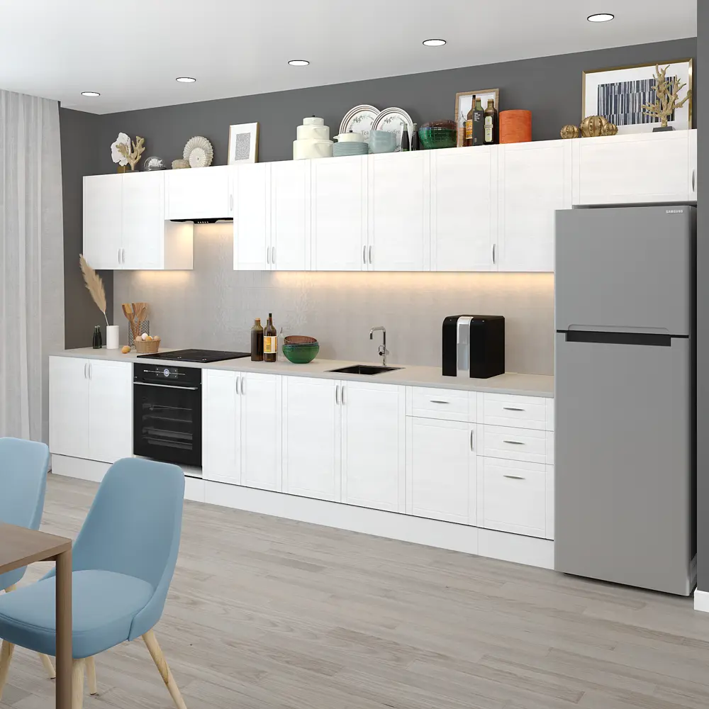 Напольный кухонный шкаф DELINIA Агидель белый 60 см 86586494 STLM-0883116 - Вид №8