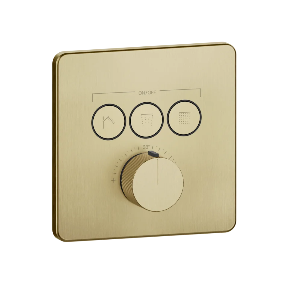 Смеситель для душа 38719 727 Gessi Hi-fi ЛАТУНЬ МАТОВАЯ PVD 38719727