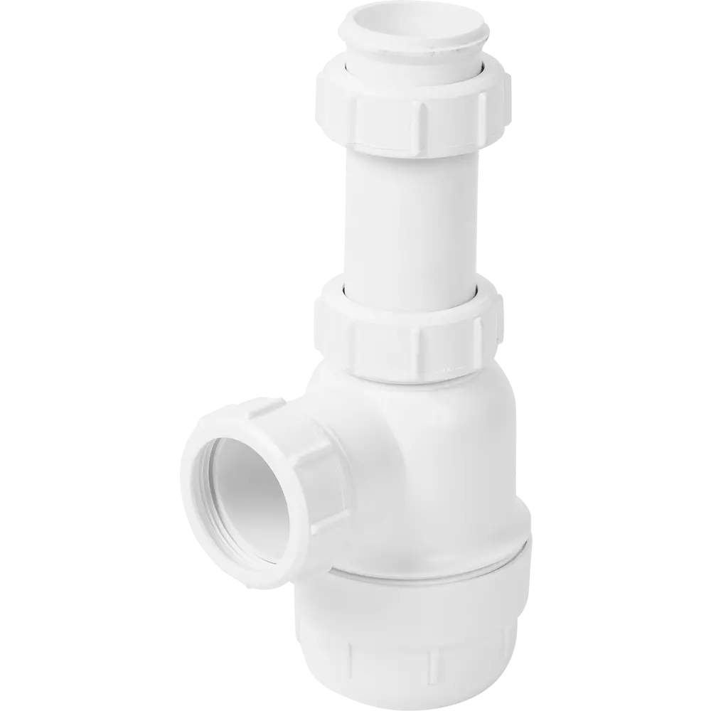 Сифон для мойки McAlpine без выпуска регулируемый по высоте ø40 мм полипропилен MRSK2-NW STLM-2145200