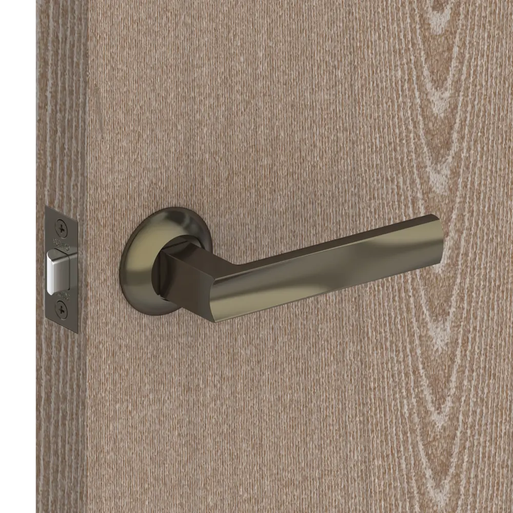 Дверные ручки Ajax Ergo JR/HD ABG-6, без запирания, комплект, цвет зеленая бронза STLM-2145371 - Вид №7