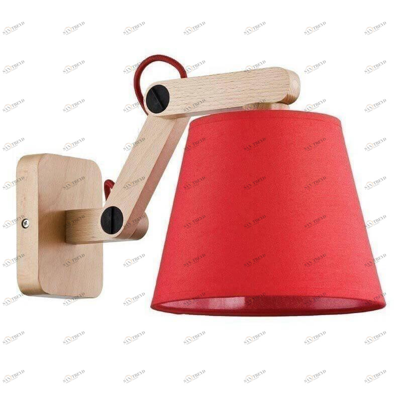 Бра настенное красное Alfa Joga Red 22240 ALFA JOGA RED 00-3929748 Красный 