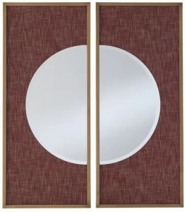 Gianfranco Ferré Home Зеркало из латуни с настенной рамой