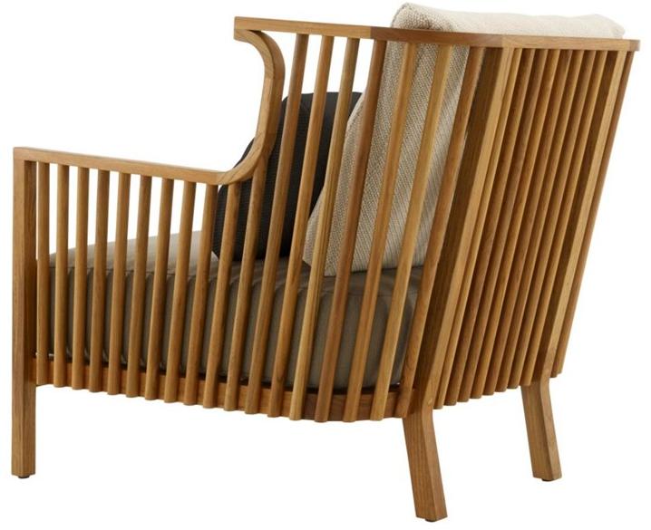 Ligne Roset Садовое кресло из тикового дерева с подлокотниками Elizabeth teck 11343105 - Вид №2