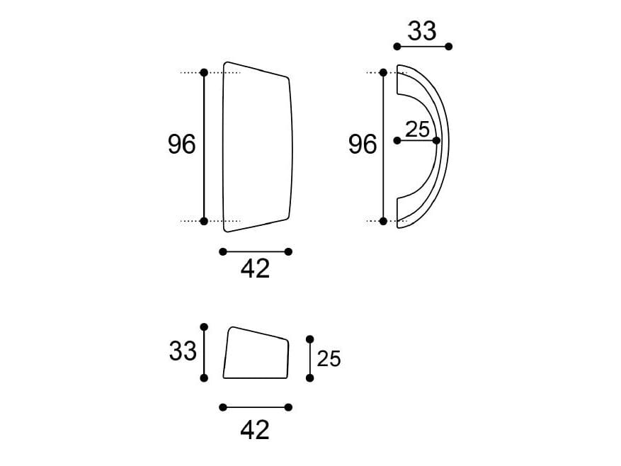 Ручка для мебели Britannium GIARA ART DESIGN-BRONZE DUNE ARCH-00013568 - Вид №1