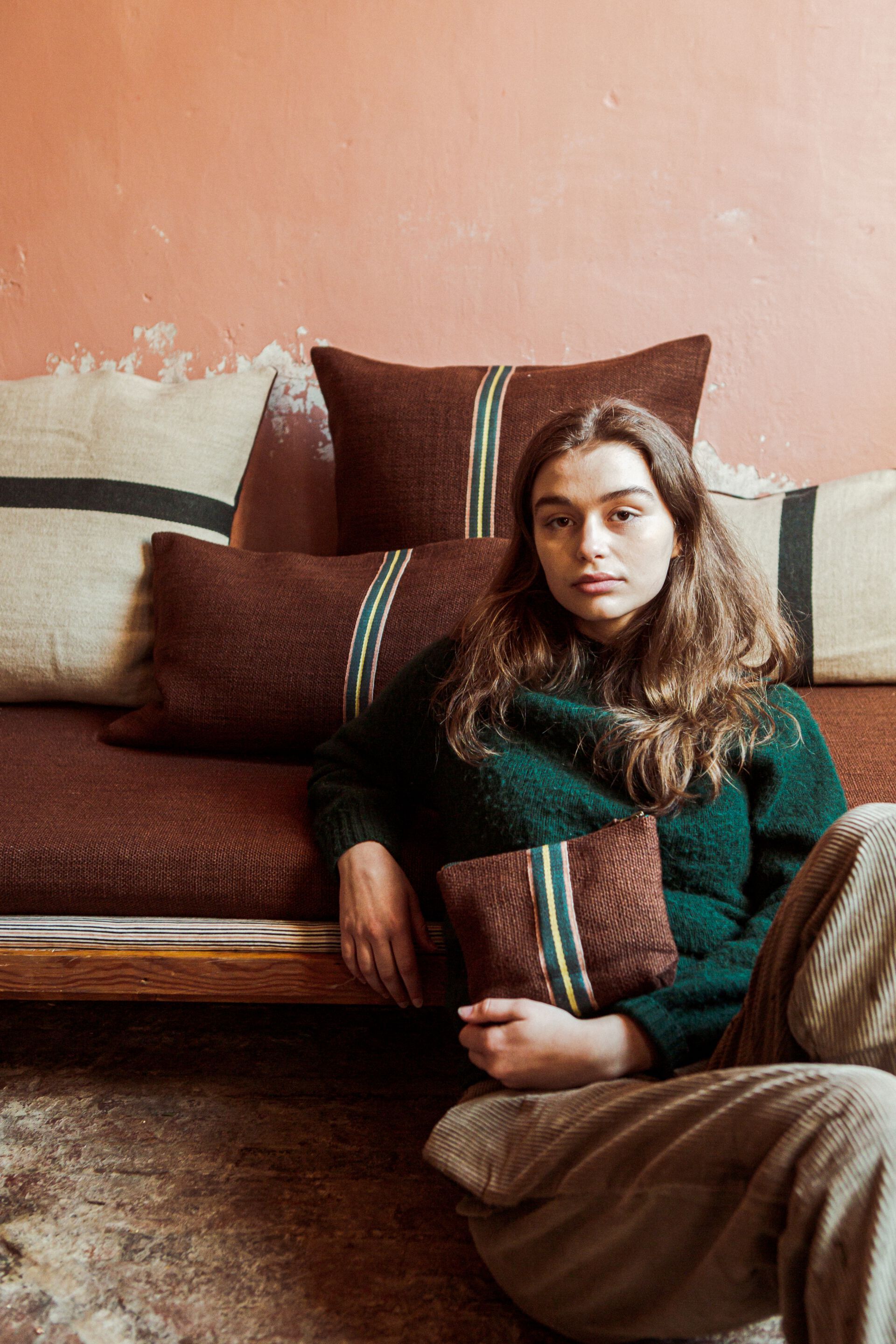 Прямоугольная подушка из льна и шерсти Libeco Home Джаспер ARCH-00030082 - Вид №7