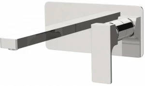 Remer Rubinetterie Смеситель для умывальника настенный с тарелкой Absolute Au-15